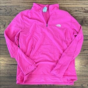 The North Face Vibrant Pink Fleece Pullover